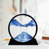 3D Moving Sand Art Lamp | Flowing Sand Painting Hourglass Night Light for Home & Office Décor (Random Color) - Malzio