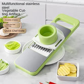 5in1 Vegetable Cutter | Multifunctional Stainless Steel Vegetable Cutter & Slicer | Kitchen Tool - Malzio
