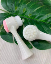 Double-Sided Silicone Face Cleanser | Portable Facial Cleansing & Massage Brush