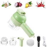 Electric Handheld Vegetable Cutter & Slicer | Multifunctional Food Chopper for Fruits, Vegetables & Garlic - Malzio