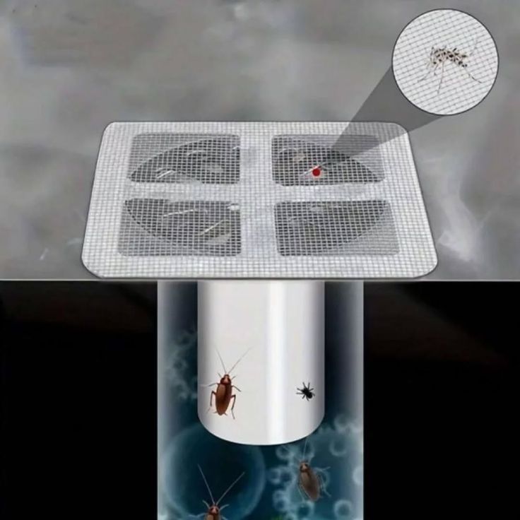 Multifunctional Sticker Drainer Net | Self-Adhesive Storage & Drain Basket for Bathroom & Kitchen