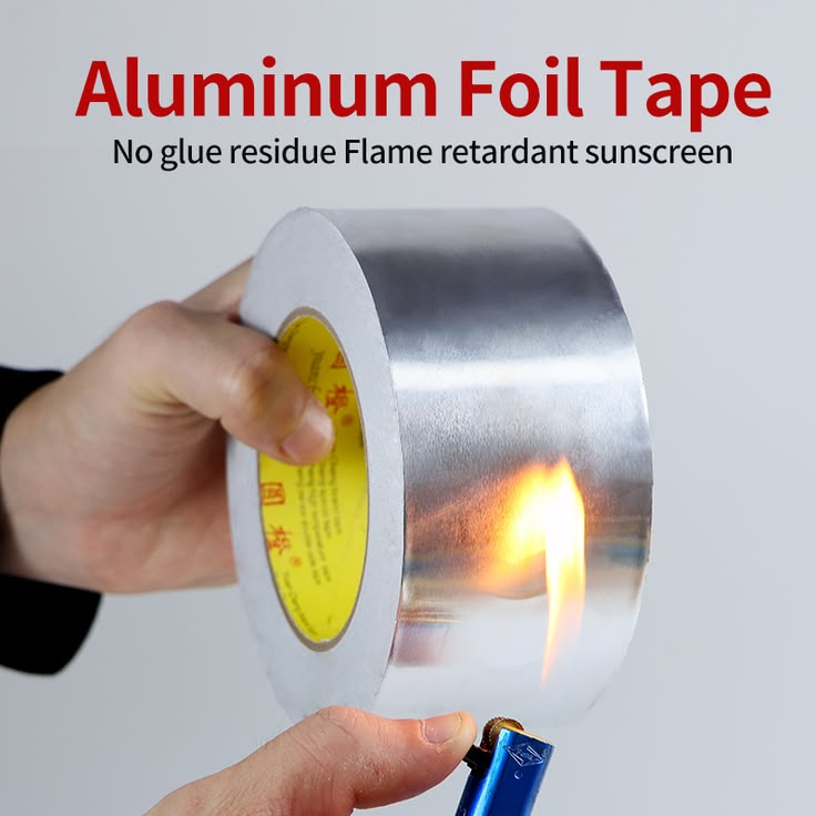 Waterproof Aluminum Foil Butyl Rubber Adhesive Sealant Tape – 2 Inch x 1.5M
