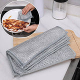Pack of 10 Wire Dish Washing Cleaning Cloth | Reusable Kitchen Cleaning Cloth (Buy 5 Get 5 Free)