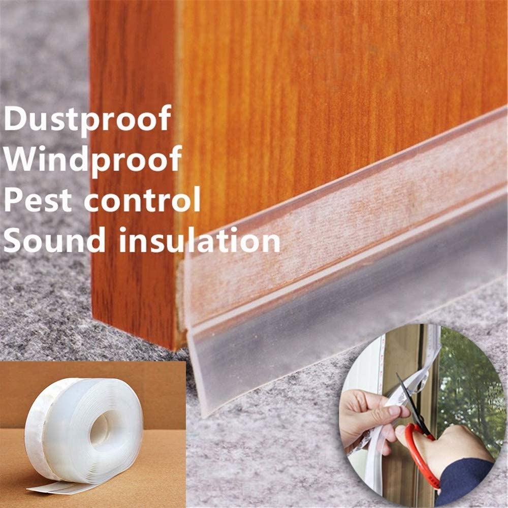 5 Meter Door Seal Tape For 5 Door | Strong Adhesive Strip for Doors & Windows – Soundproof, Dustproof & Anti-Draft