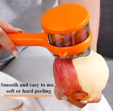 Multi-Functional Vegetable & Fruit Peeler with Integrated Storage Container | 7 Inch Kitchen Tool (Random Colour) ✨