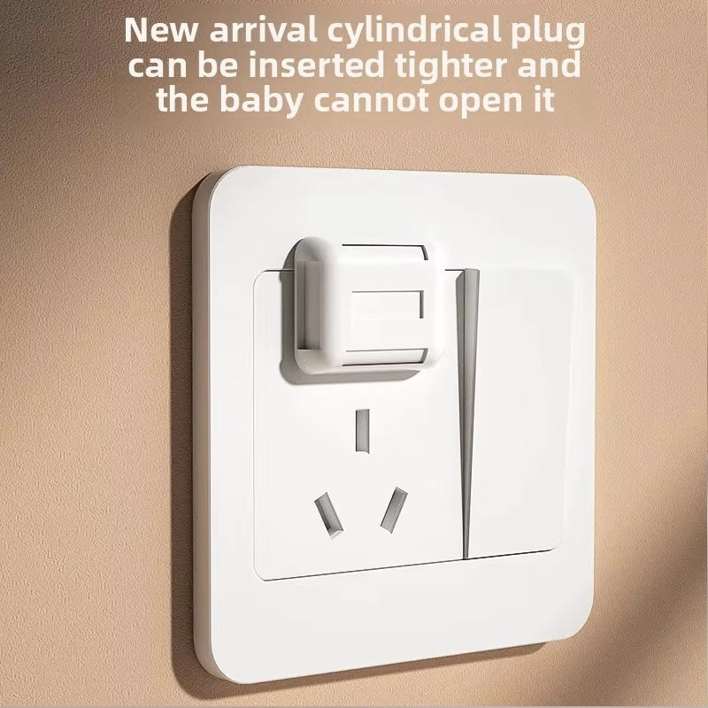 Baby Proof Socket Cover | Child Safety Protector | Electric Mains Safety Lock | Pack Of 10 (2 Pin)