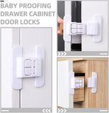Universal Refrigerator Door Safety Lock – Baby Proof Fridge Lock With Strong Adhesive & Adjustable Strap