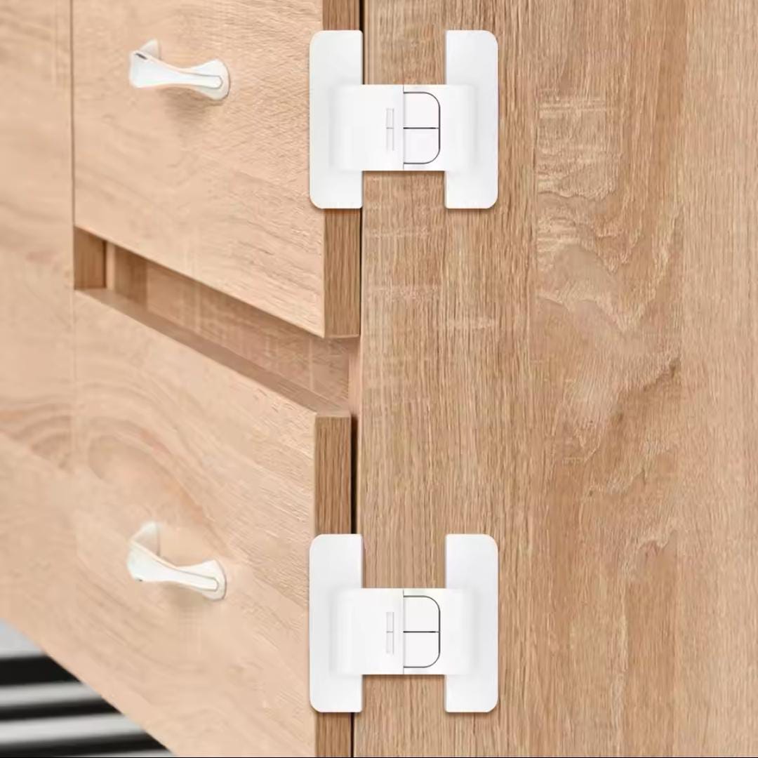 Universal Refrigerator Door Safety Lock – Baby Proof Fridge Lock With Strong Adhesive & Adjustable Strap