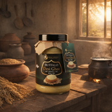 Barkat Buffalo Desi Ghee – Premium Traditional Pure Ghee For Cooking, Frying & Sweets | Rich Aroma Natural Taste Airtight Jar - 1000Gram