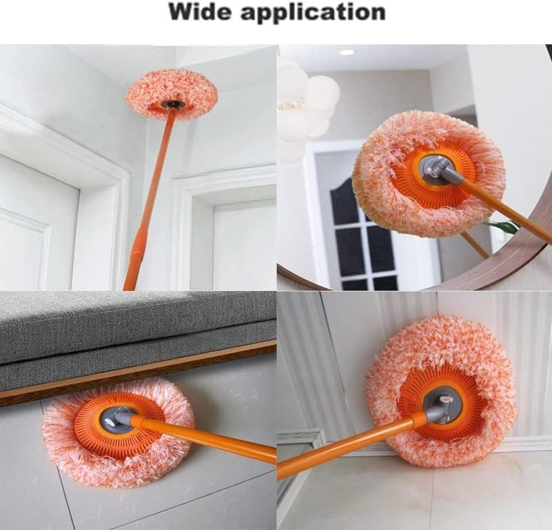 Multi-Functional Spin Mop with Extendable Stainless Steel Handle | 360° Rotating Floor Cleaning Mop