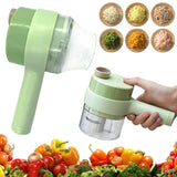 Electric Handheld Vegetable Cutter &amp; Slicer | Multifunctional Food Chopper for Fruits, Vegetables &amp; Garlic
