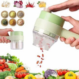 Electric Handheld Vegetable Cutter &amp; Slicer | Multifunctional Food Chopper for Fruits, Vegetables &amp; Garlic