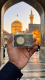 Premium Islamic Imam Zamin Card & Metallic Coin Set | Traditional Islamic Protection Band for Special Occasions
