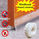 5 Meter Door Seal Tape For 5 Door | Strong Adhesive Strip for Doors & Windows – Soundproof, Dustproof & Anti-Draft - Malzio