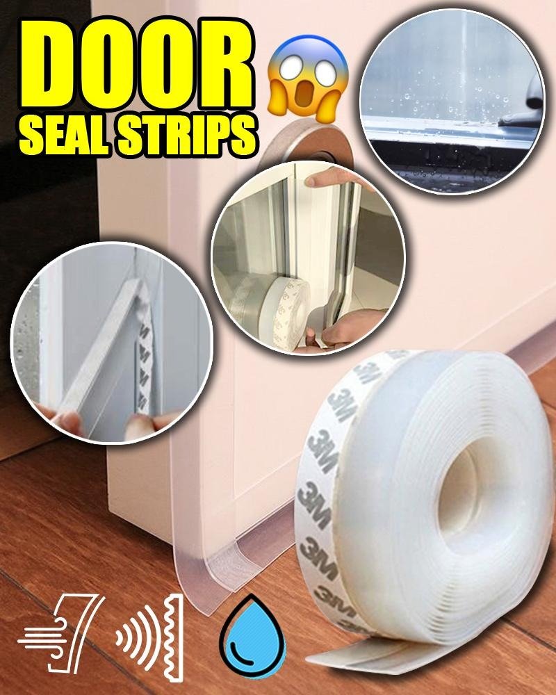 5 Meter Door Seal Tape For 5 Door | Strong Adhesive Strip for Doors & Windows – Soundproof, Dustproof & Anti-Draft - Malzio