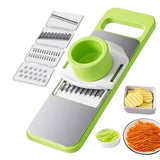 5in1 Vegetable Cutter | Multifunctional Stainless Steel Vegetable Cutter & Slicer | Kitchen Tool - Malzio