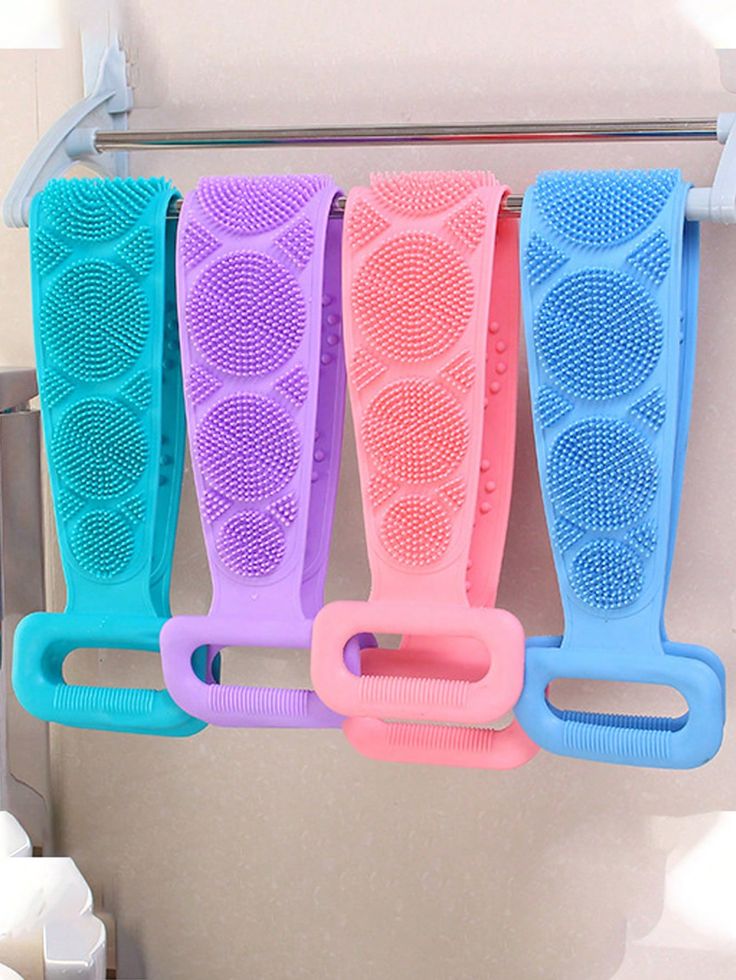 Silicone Bath Body Brush | Soft Exfoliating Massage Brush for Back Cleaning & Shower Use 🛁✨
