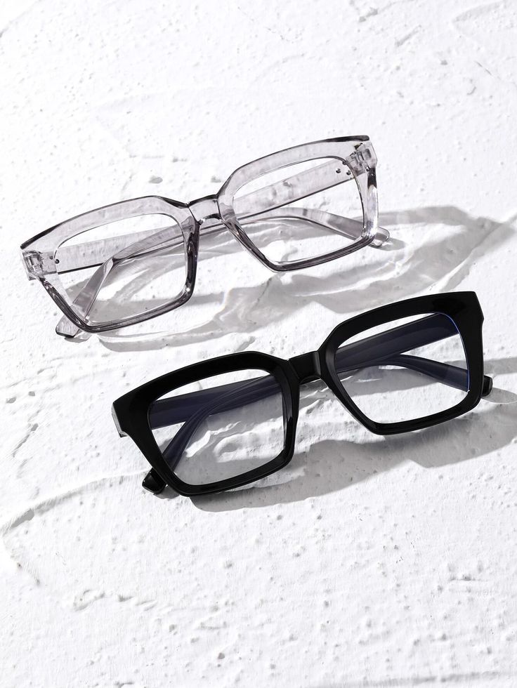 Transparent (zero power] Glasses Frame Women Men Anti Blue Light Square Eyewear Blocking Glasses