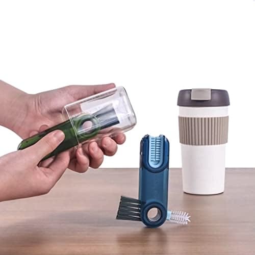 3-in-1 Silicone Cup Cleaning Brush | Multifunction Bottle, Lid & Cup Cleaner ✨🧽