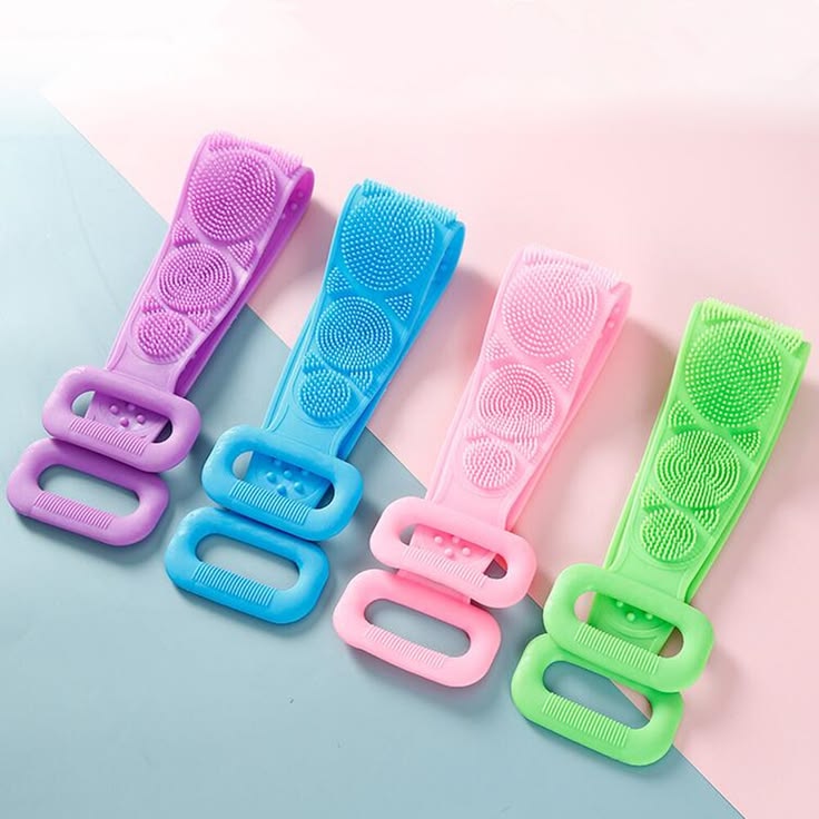 Silicone Bath Body Brush | Soft Exfoliating Massage Brush for Back Cleaning & Shower Use 🛁✨