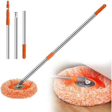 Multi-Functional Spin Mop with Extendable Stainless Steel Handle | 360° Rotating Floor Cleaning Mop