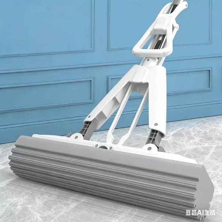 Self-Squeeze Sponge Mop | Hands-Free Floor Cleaning with Highly Absorbent Sponge