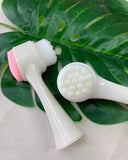 Double-Sided Silicone Face Cleanser | Portable Facial Cleansing &  Massage Brush