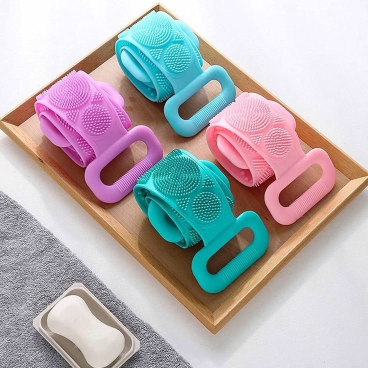 Silicone Bath Body Brush | Soft Exfoliating Massage Brush for Back Cleaning & Shower Use 🛁✨