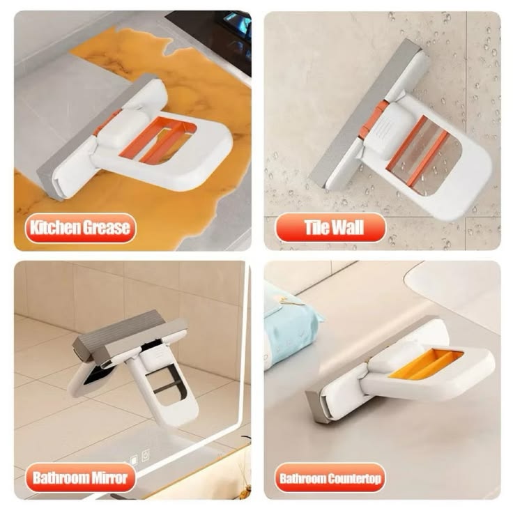Mini Foldable Desktop Mop | Portable Handheld Cleaning Mop for Desk, Table & Glass