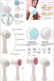 Double-Sided Silicone Face Cleanser | Portable Facial Cleansing &  Massage Brush