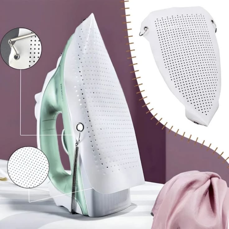 Teflon Iron Cover Protector | Non-Stick Heat Resistant Ironing Shoe for Clothes Protection