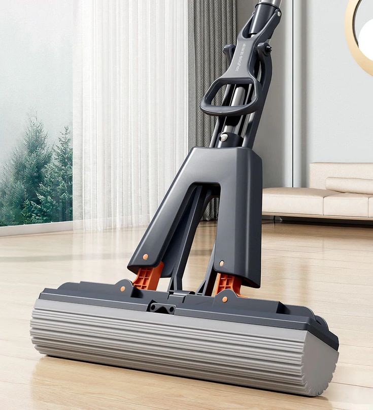 Self-Squeeze Sponge Mop | Hands-Free Floor Cleaning with Highly Absorbent Sponge
