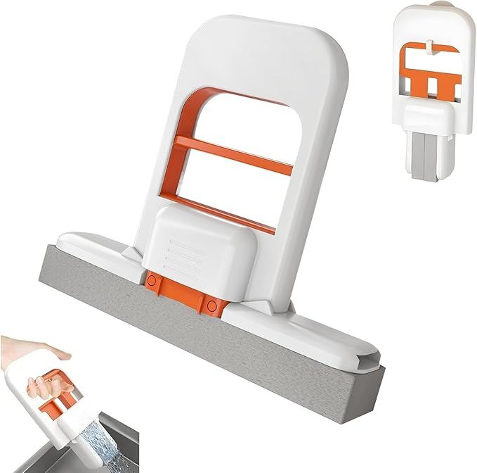Mini Foldable Desktop Mop | Portable Handheld Cleaning Mop for Desk, Table & Glass