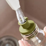 3-in-1 Silicone Cup Cleaning Brush | Multifunction Bottle, Lid & Cup Cleaner ✨🧽