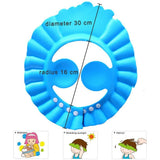 Baby Shower Cap with Stopper | Soft Silicone Baby Bath Cap for Shampoo & Water Protection (Random Color) - Malzio