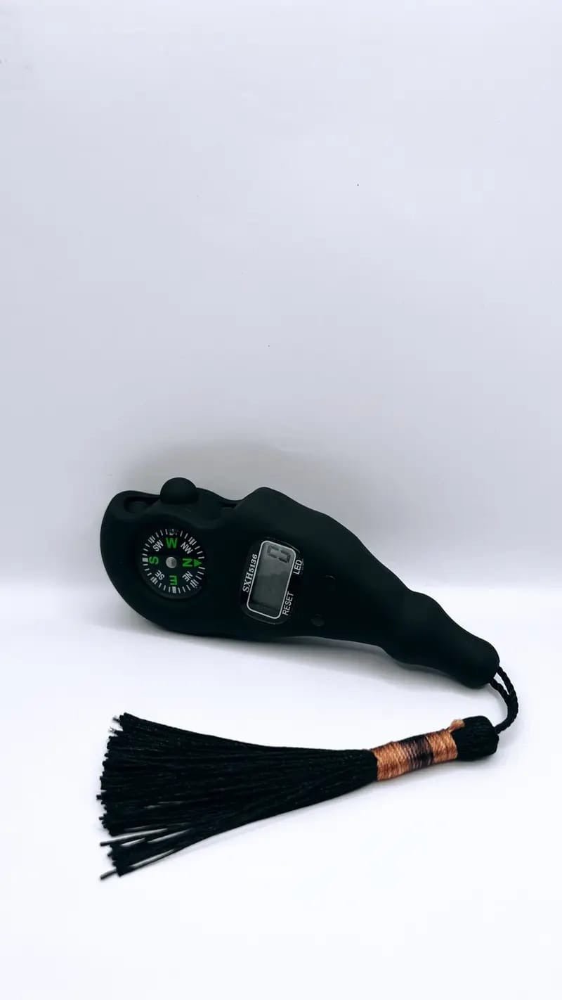 Digital Counter With Qibla Compass And Rotating Prayer Beads Portable Finger Tasbeeh Japa (Random Color) - Malzio