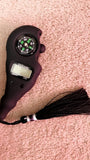 Digital Counter With Qibla Compass And Rotating Prayer Beads Portable Finger Tasbeeh Japa (Random Color) - Malzio