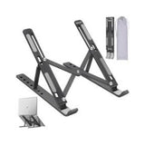 Laptop Stand | Creative Folding Storage Bracket | Adjustable Portable Durable | 24×4.5cm Folded / 24×16.5cm Opened - Malzio