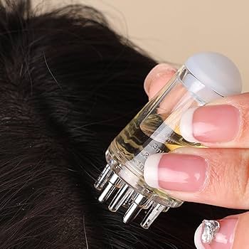 Oil Applicator | Scalp Hair Comb Oil Applicator | Portable Mini Hair Oil Applicator 6ml - Malzio