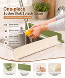Reusable Silicone Sink Splash Guard – 14 Inch Splashproof Countertop Water Barrier with Suction Cups (Random Color) ✨ - Malzio