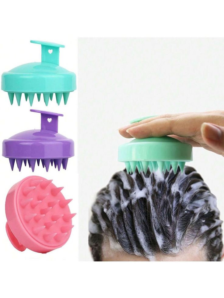 Scalp Massager – Soft Silicone Shampoo Brush For Deep Scalp Care - Malzio