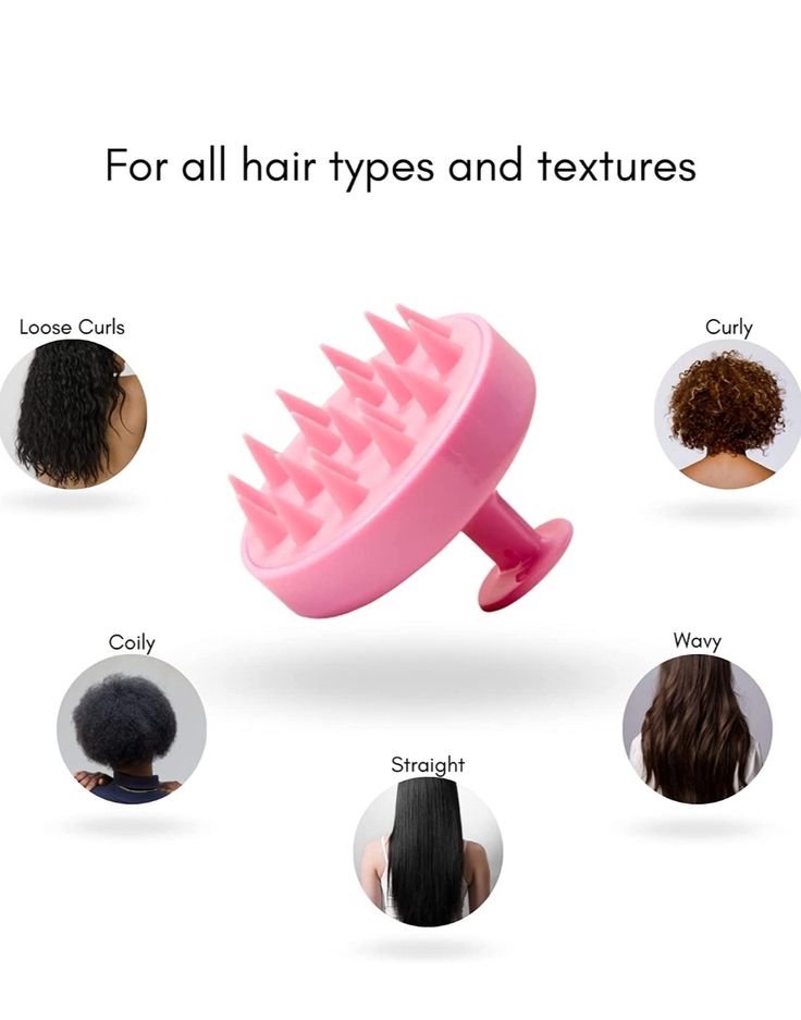 Scalp Massager – Soft Silicone Shampoo Brush For Deep Scalp Care - Malzio