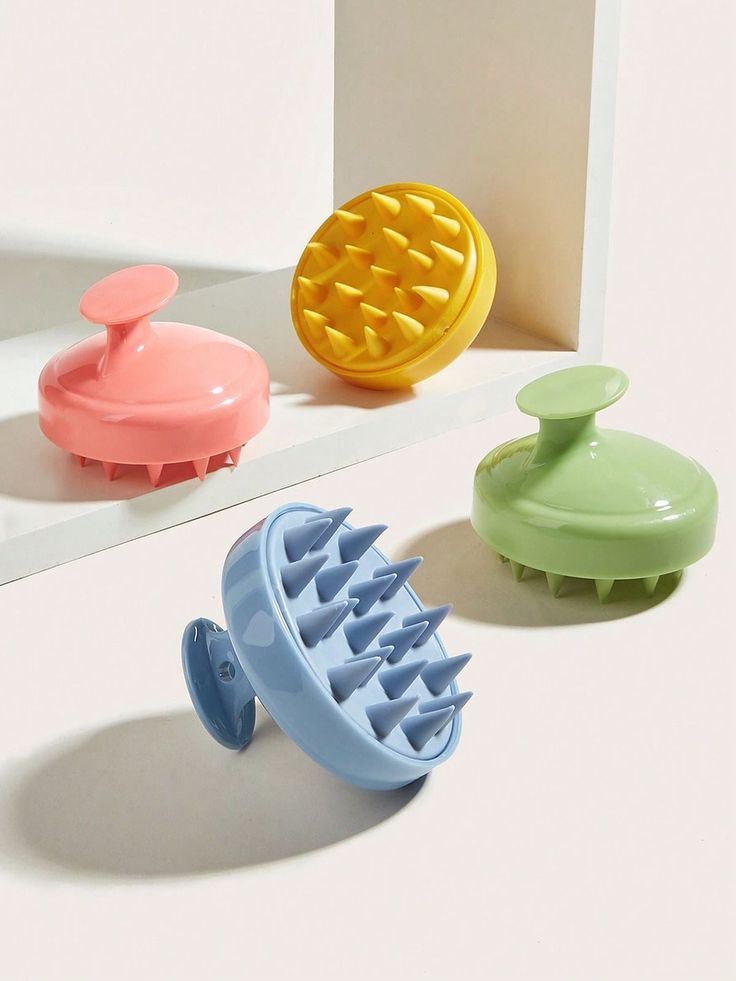 Scalp Massager – Soft Silicone Shampoo Brush For Deep Scalp Care - Malzio