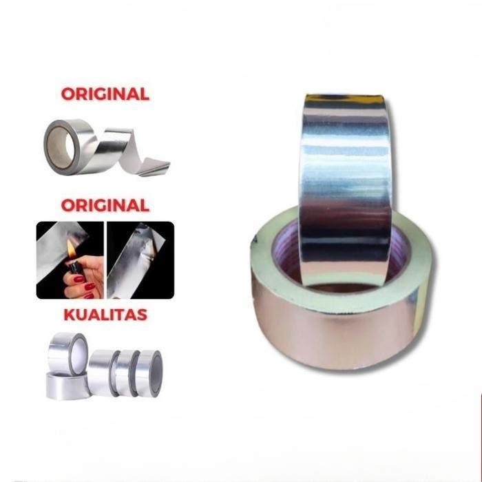 Waterproof Aluminum Foil Butyl Rubber Adhesive Sealant Tape – 2 Inch x 1.5M - Malzio