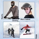 Windproof Anti Dust Full Face Masks Cycling Ski Breathable Masks Eye HD Anti Fog Goggles Hood Cover Winter Warm Hat Caps (Random Color) - Malzio